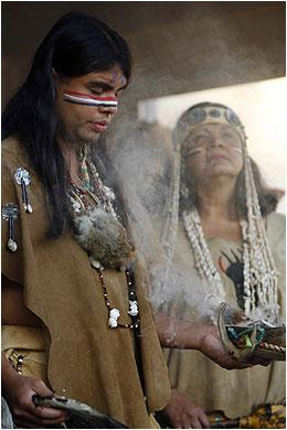 Tongva Tribe members