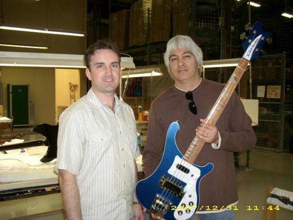 With Rickenbacker's Ben Hall